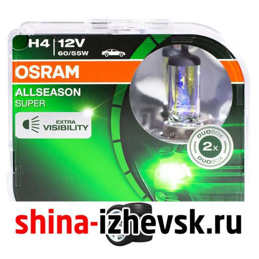 Лампа OSRAM — H4-55 Вт-3000К, 2 шт. в Ижевске